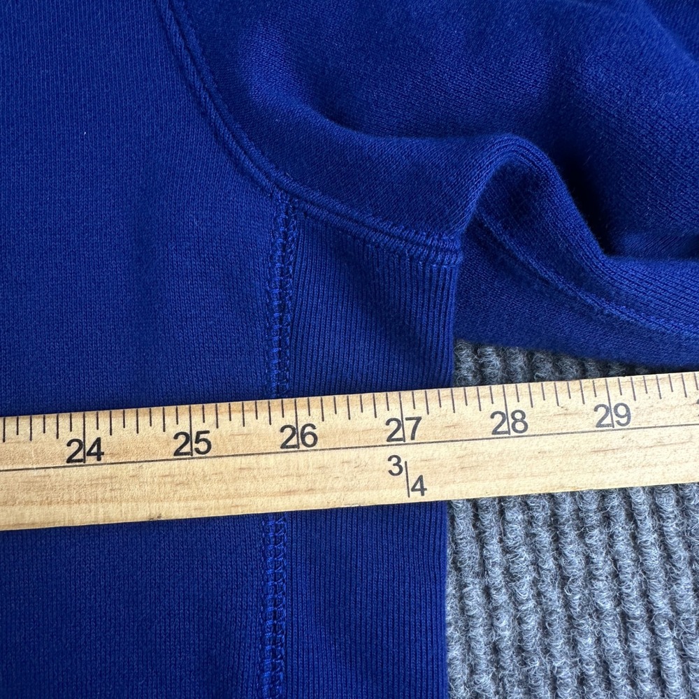 Polo Ralph Lauren Mens XXL Blue Full Zip Hoodie Red Pony Fleece Sweatshirt 2314 - Picture 6 of 8